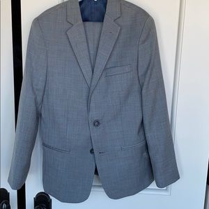 Calvin Klein Gray Boys Suit